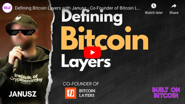 Janusz joins the Built on Bitcoin podcast